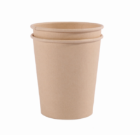unbleached bamboo pulp paper cup